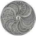 Mints Coins - MANDALA ART 5 Oz Silver Coin 10$ Fiji 2024