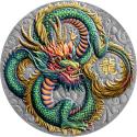 Mints Coins - POWER OF GREEN DRAGON 5 Oz Silver Coin 10$ Niue 2024