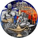 Mints Coins - ALADDIN AND THE WONDERFUL LAMP Fabulous Stories 2 Oz Silver Coin 5$ Niue 2025