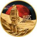 Mints Coins - MARS FROM PHOBOS 1 Oz Gold Coin 100$ Niue 2024