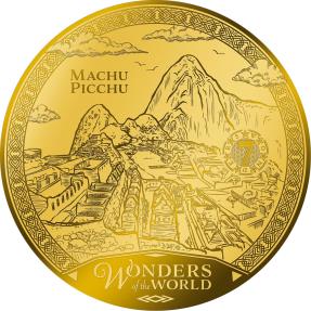 MACCHU PICCHU Seven Wonders of the Modern World Gold Coin 10$ Solomon ...