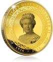 Mints Coins - IN MEMORIAM QUEEN ELIZABETH II Gilded Base Metal Medal 2022