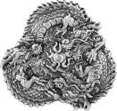 Mints Coins - TRIPLE INFINITY DRAGONS 3 Oz Silver Coin 15000 Francs Chad 2023