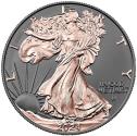 Mints Coins - US EAGLE Her Majesty 1 Oz Silver Coin 1$ US Mint 2024