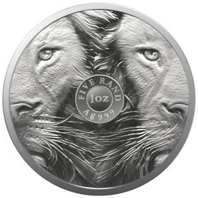 Mints - LION Big Five II 1 Oz Silver Coin 5 Rand South Africa 2022