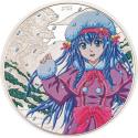 Mints Coins - WINTER Manga 1 Oz Silver Coin 5$ Cook Islands 2023