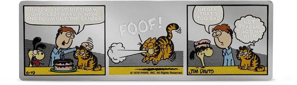 GARFIELD 1ST BIRTHDAY 1 Oz Silver Coin 2$ Niue 2025 | Mints