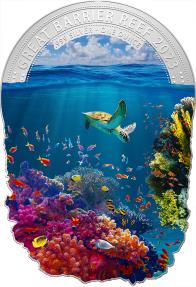 Mints - GREAT BARRIER REEF Wonders of Nature 1 Oz Silver Coin 2$ Fiji 2023