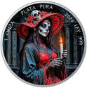 Mints Coins - DIA DE LOS MUERTOS La Parca 1 Oz Silver Coin Mexico 2024