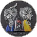 Mints Coins - BEAUTY AND THE BEAST Fear Tales 2 Oz Silver Coin 10$ Palau 2022