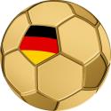 Mints Coins - GERMANY FOOTBALL Sport Icons 1/1000 Oz Gold Coin 3000 Francs Chad 2023