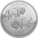 Mints Coins - MIGHTY BISON 2 Oz Silver Coin 30$ Canada 2022