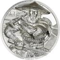 Mints Coins - SAMURAI 5 Oz Silver Coin 25$ Cook Islands 2025