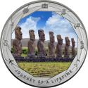 Mints Coins - EASTER ISLAND Journey of a Lifetime 1 Oz Silver Coin 1000 Francs Cameroon 2025
