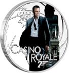 Mints Coins - CASINO ROYAL 007 Agent Silver Coin 50 Cents Tuvalu 2022