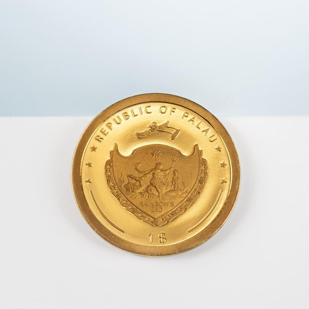 OUNCE OF LUCK Four Leaf Clover Gold Coin 1$ Palau 2025 | Mints