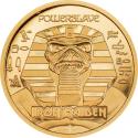 Mints Coins - POWERSLAVE Iron Maiden Gold Coin 5$ Cook Islands 2024
