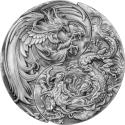 Mints Coins - YIN YANG DRAGON AND PHOENIX Set 2 x 1 Oz Silver Coin 5000 Francs Chad 2023