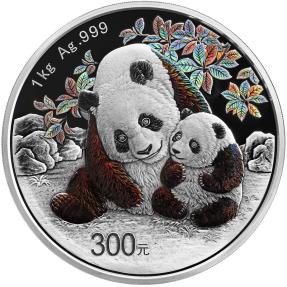 CHINA PANDA Iridescent 1 Kg Silver Coin 300 Yuan China 2024 Mints   6Nj3c3JqeGg84tXBbEp2C5i87gsKK9 