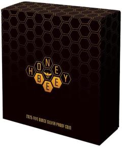 HONEY BEE 5 Oz Silver Coin 10$ Niue 2025 | Mints