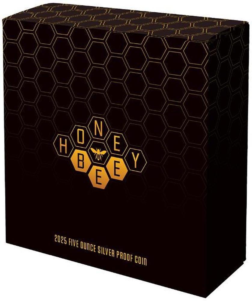 HONEY BEE 5 Oz Silver Coin 10$ Niue 2025 | Mints