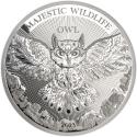 Mints Coins - OWL Majestic Wildlife 1 Kg Kilo Silver Coin 25$ Samoa 2023