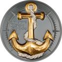 Mints Coins - ANCHOR ROUGH STORMS Journey 2 Oz Silver Coin 10$ Cook Islands 2025