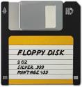 Mints Coins - FLOPPY DISK TechStalgic Coloured 2 Oz Silver Coin 2$ Niue 2024