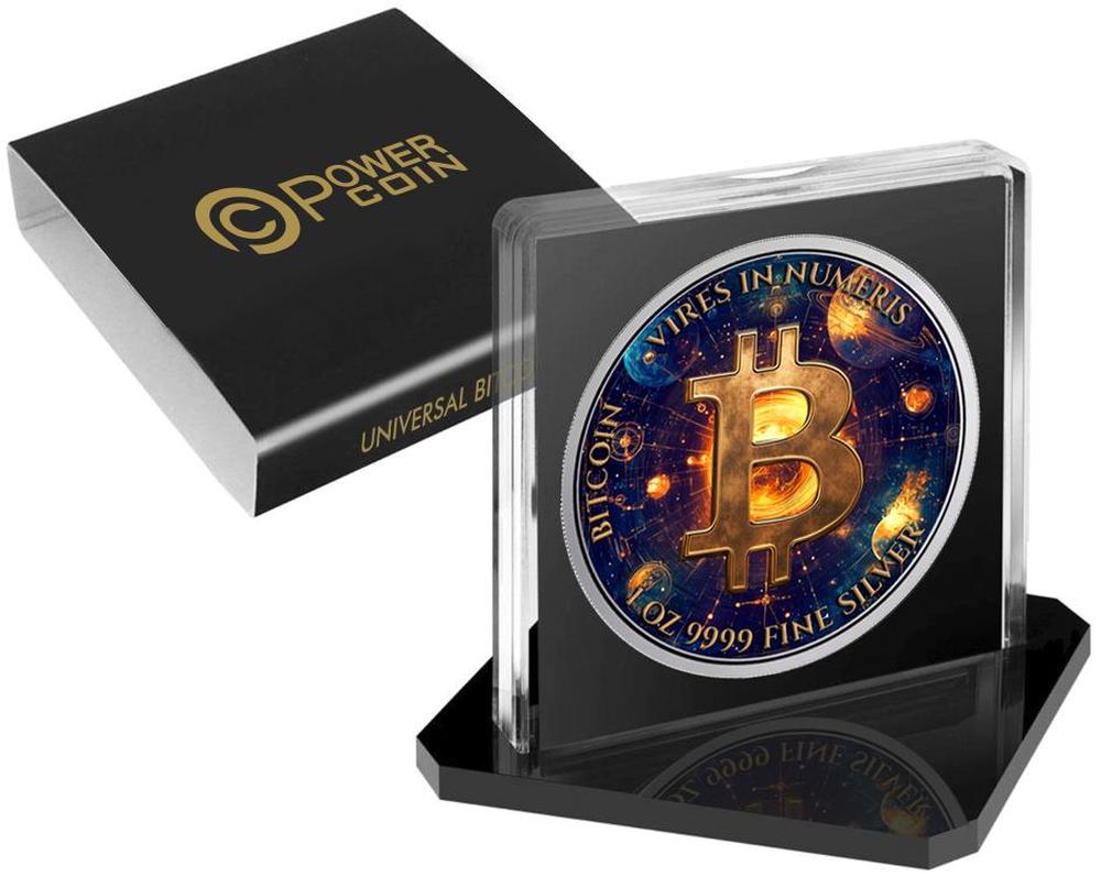 COSMIC BITCOIN 1 Oz Silver Coin 2$ Niue 2024 | Mints