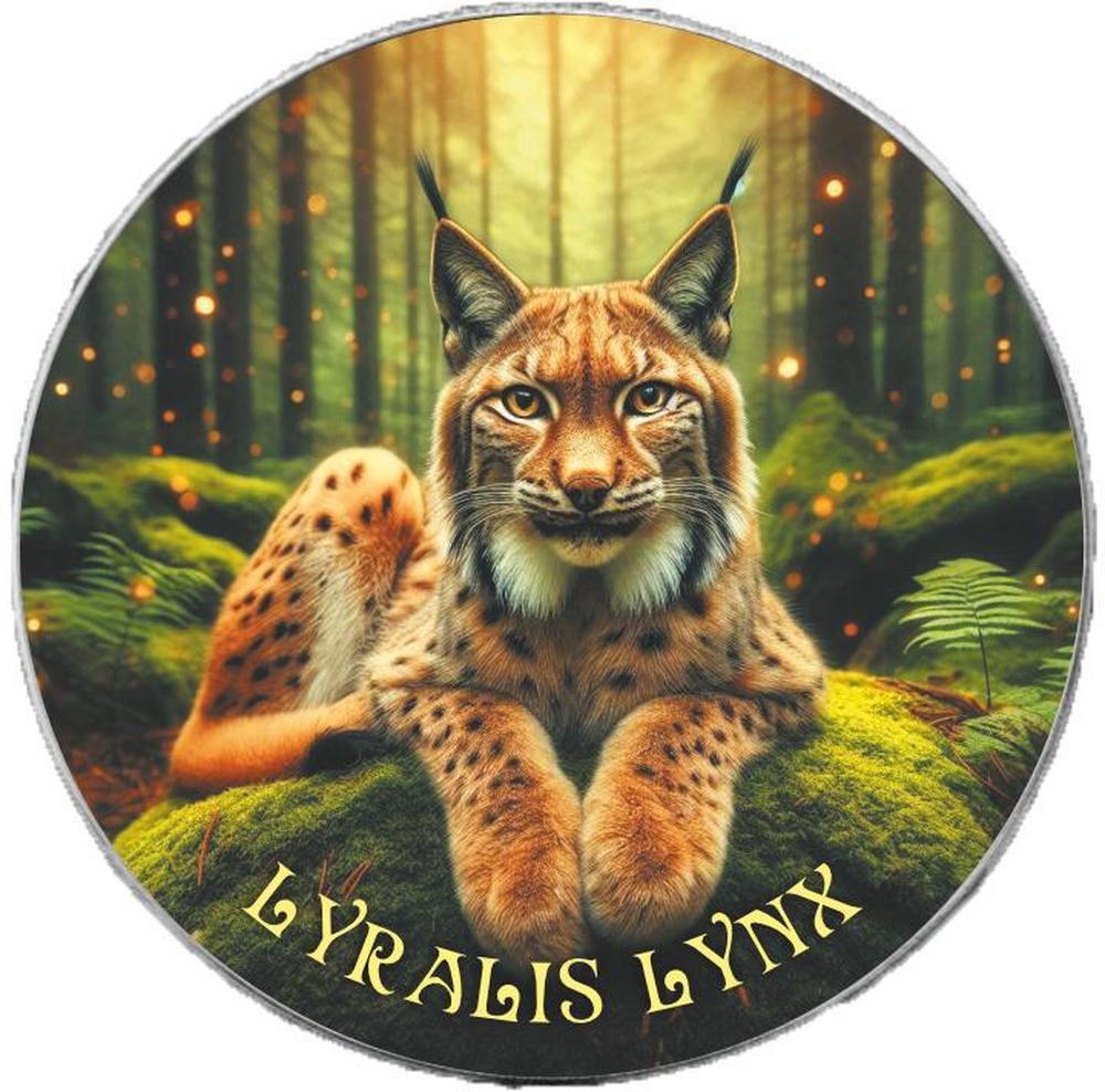 LYRALIS LYNX Forest Totems III 1 Oz Silver Coin 1 $ USA 2026 | Mints