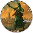 Mints Coins - ARMED LIBERTY 1 Oz Silver Coin 1$ USA 2025