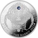 Mints Coins - YEAR OF THE RABBIT Lunar Year 1/2 Oz Silver Coin 2 Cedis Ghana 2023