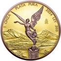 Mints Coins - LIBERTAD Gilded 1 Oz Silver Coin Mexico 2024