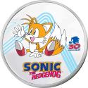Mints Coins - MILES TAILS Hedgehog Sonic Colorized 30th Anniversary 1 Oz Silver Coin 2$ Niue 2021