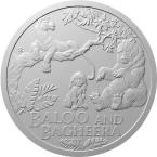Mints Coins - BALOO AND BAGHEERA The Jungle Book 1 Oz Silver Coin 1$ Niue 2022