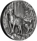 Mints Coins - TIGER Lunar Year Series III Antiqued 2 Oz Silver Coin 2$ Australia 2022