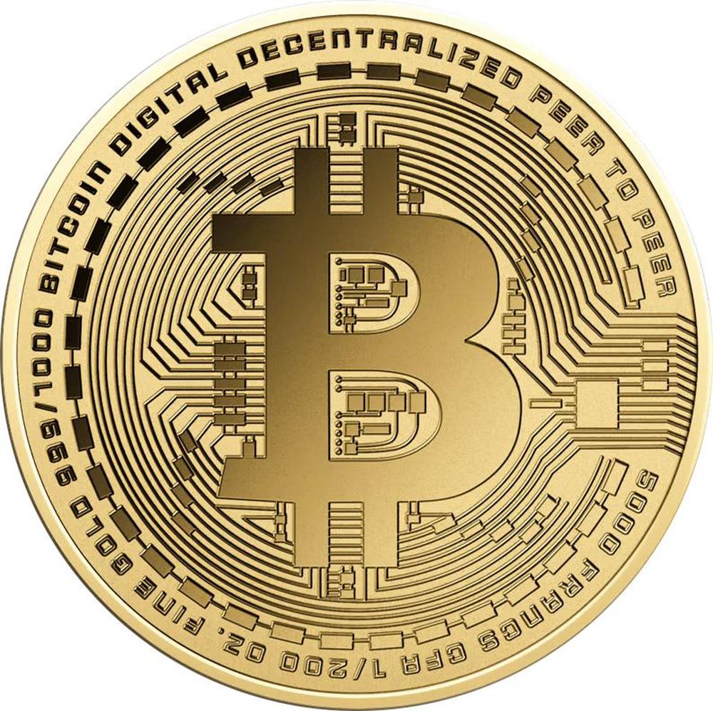 BITCOIN 1/200 Oz Gold Coin 5000 Francs Chad 2024 | Mints