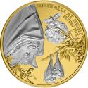 Mints Coins - FLYING FOX Australia at Night 1 Oz Gold Coin 100$ Niue 2023