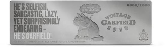 GARFIELD 1ST BIRTHDAY 1 Oz Silver Coin 2$ Niue 2025 | Mints