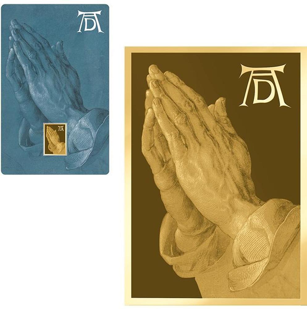 PRAYING HANDS Albrecht Durer 金貨　純金 PRAYING HANDS Albrecht Durer 1/1000 Oz Gold Coin 3000 Francs