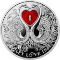 Mints Coins - LET LOVE IN Silver Coin 1$ Niue 2022