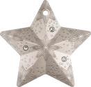 Mints Coins - STARRY SKY STAR Holiday Ornament 1 Oz Silver Coin 5$ Cook Islands 2024