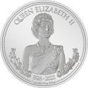 Mints Coins - QUEEN ELIZABETH II Memorial 1 Oz Silver Coin 2$ Niue 2022