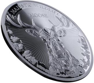 MOOSE Majestic Wildlife 1 Kg Kilo Silver Coin 25$ Samoa 2025 | Mints