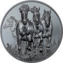 Mints Coins - STALLION Growing Up 5 Oz Silver Coin 50 Cedis Ghana 2023