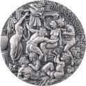 Mints Coins - THE BACCHANALIA Celestial Beauty 5 Oz Silver Coin 5000 Francs Cameroon 2025