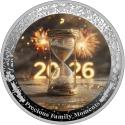 Mints Coins - NEW YEAR EVE Precious Family Moments 1 Oz Silver Coin 1000 Francs Cameroon 2025