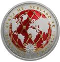 Mints Coins - IMPERIAL EGG RED Faberge Earth Terra 1 Oz Silver Coin 5$ Tokelau 2024