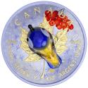Mints Coins - TIT Murano Glass Maple Leaf 1 Oz Silver Coin 5$ Canada 2022