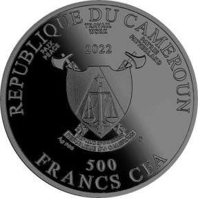 Mints - OWL Night Hunters Silver Coin 500 Francs CFA Cameroon 2022